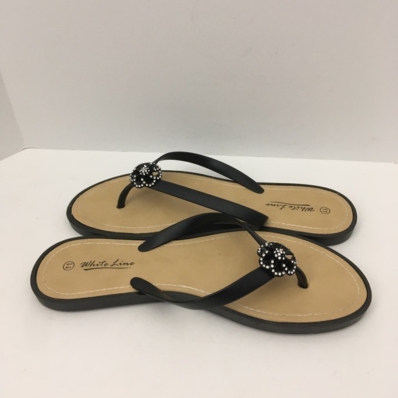 White Line flip flops women’s size 11 - Picture 5 of 8